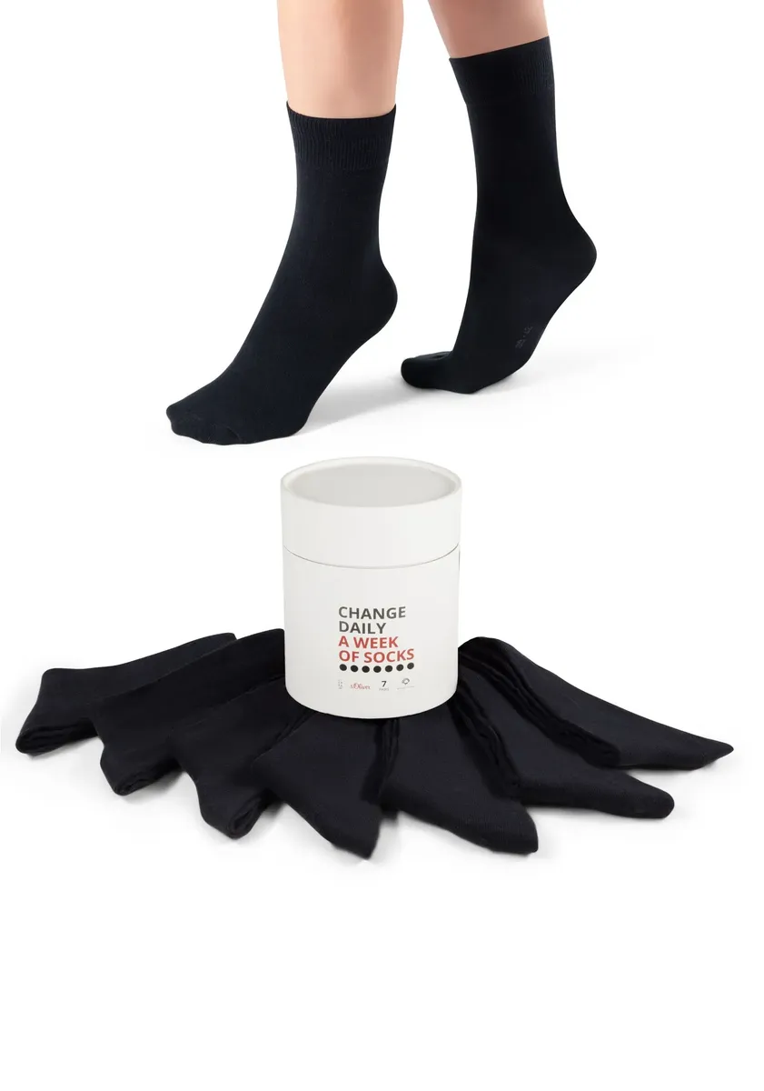 

S.Oliver Носки "Sock Box 7 Pack", черный