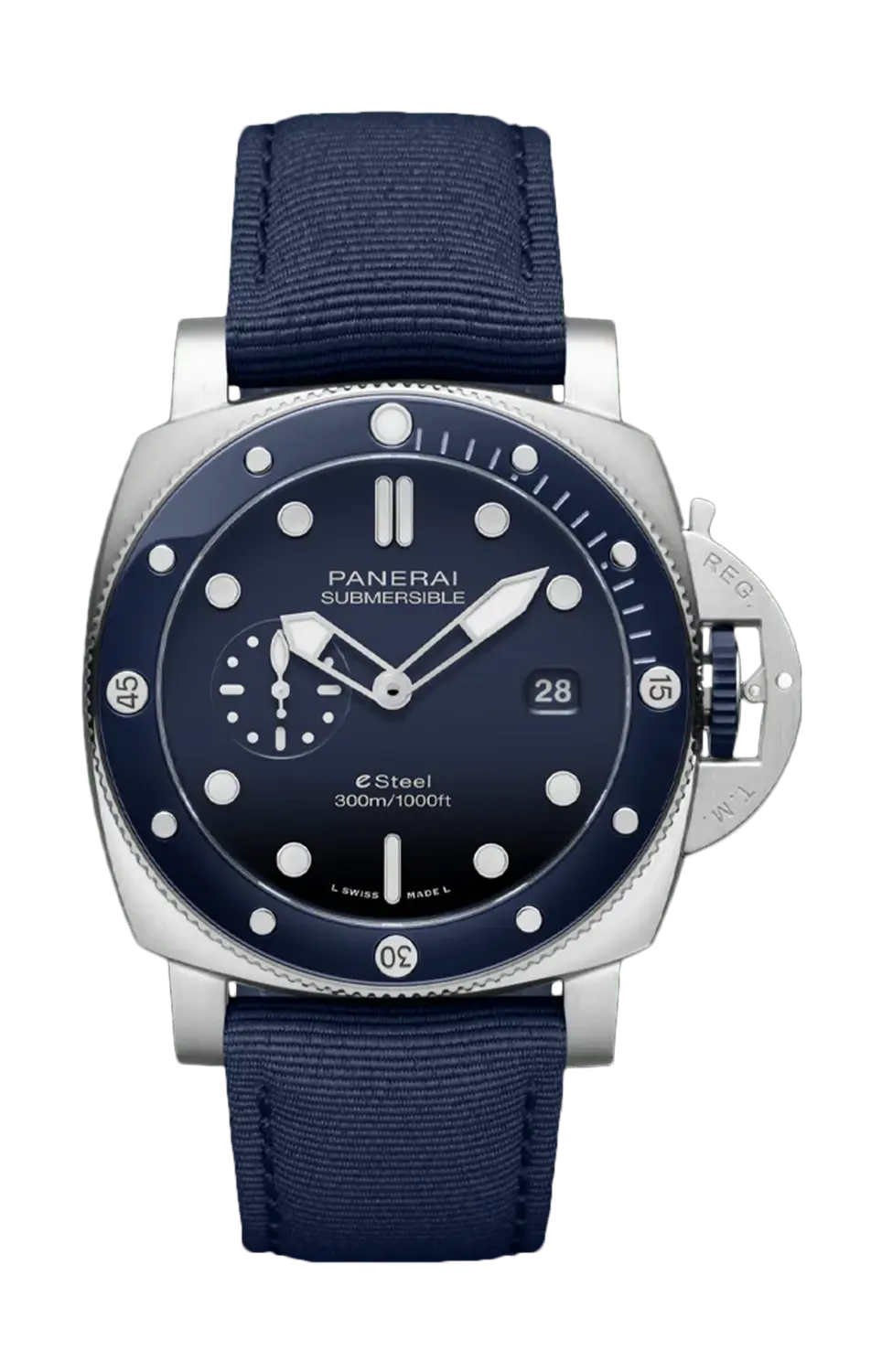 

Часы submersible quarantaquattro esteel blu profondo Panerai