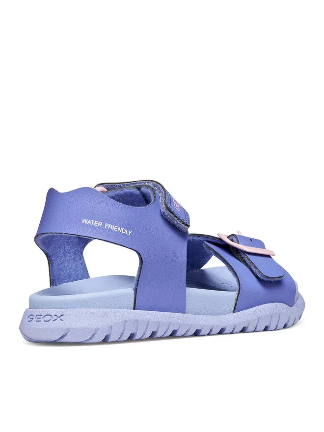 Geox Сандалии J Sandal Fusbetto Gi J35HQA 000BC C8039 S фиолетовые — фото 4
