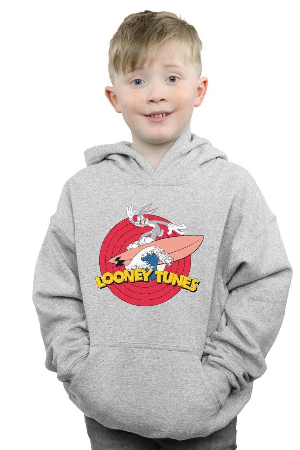 

Толстовка для серфинга Bugs Bunny Looney Tunes, серый