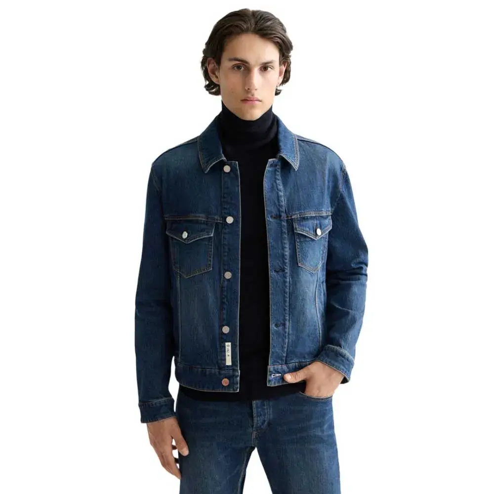 

Куртка Scotch & Soda Trucker denim, синий