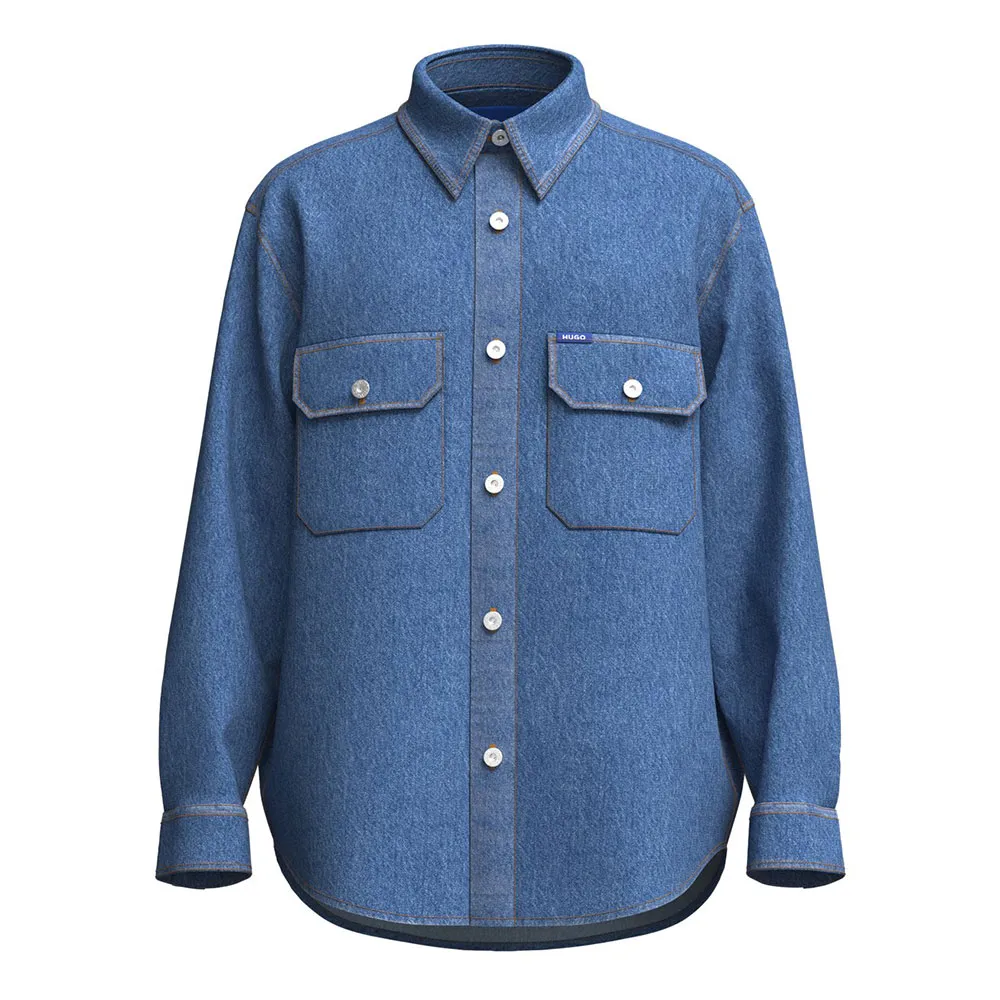 

Верхняя рубашка HUGO Ebolt 10259366 BLUE, синий