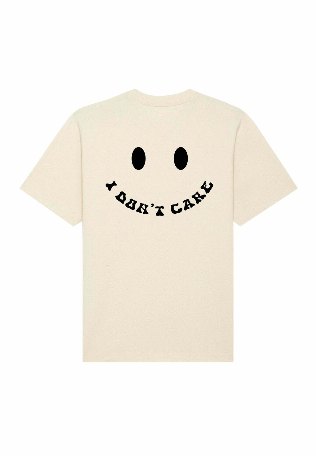 

Футболка с принтом I DONT CARE BACK PRINT HEAVYWEIGHT Mira Paris, кремовый