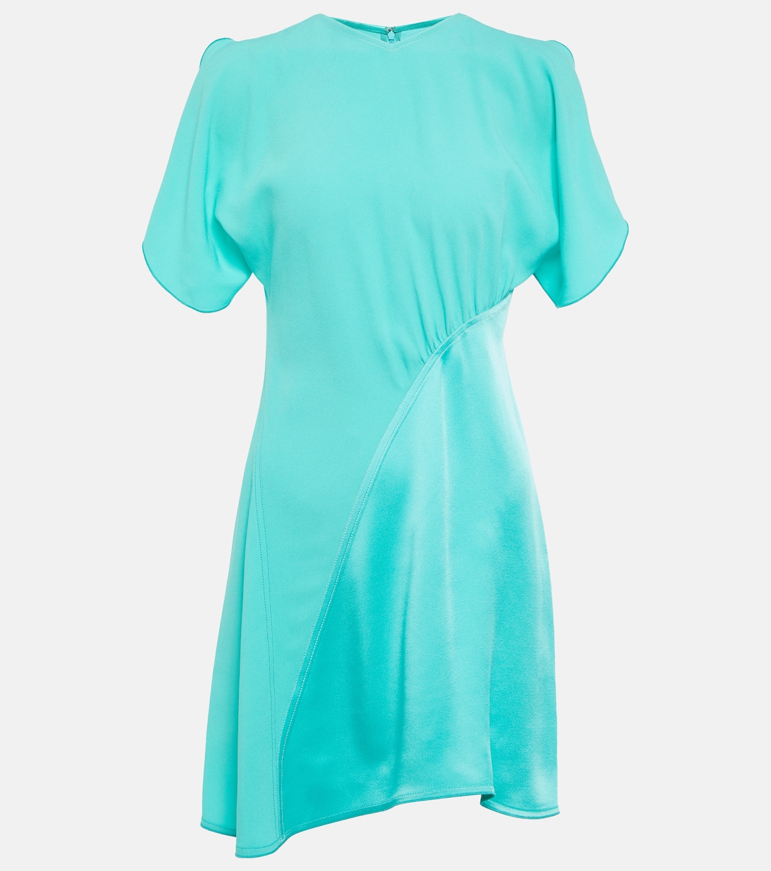 

Асимметричное мини-платье Victoria Beckham, Turquoise