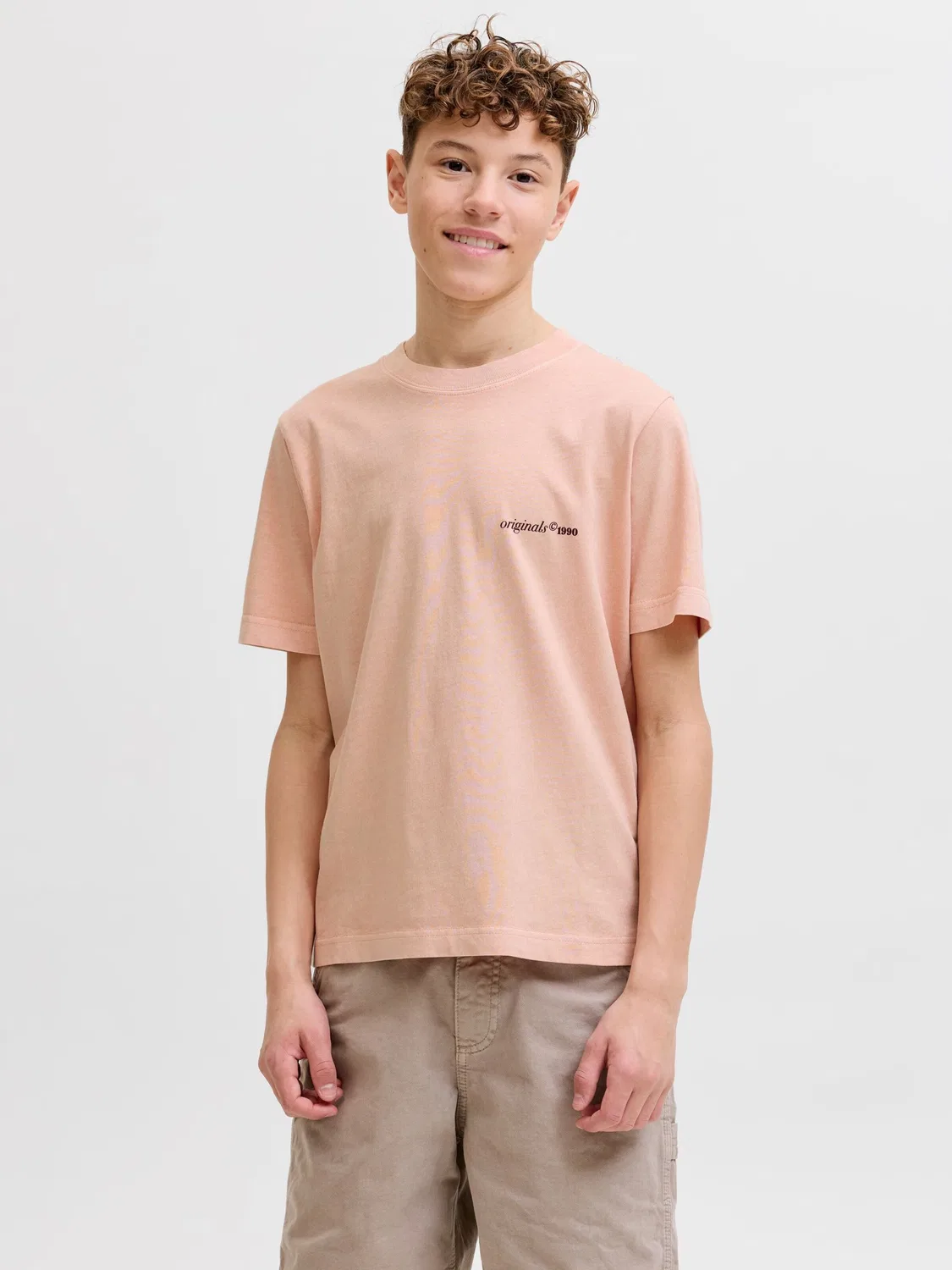 Футболка Jack & Jones Junior, Peach — фото 3