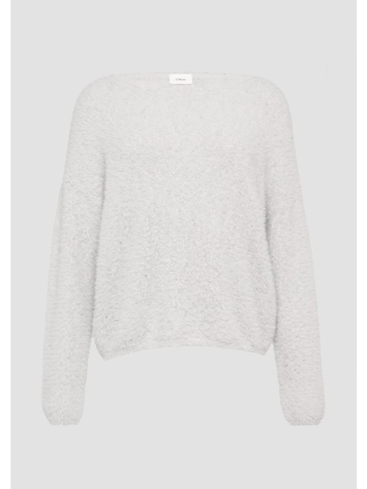 

Вязаный свитер 91X2_голубо-серого цвета s.Oliver