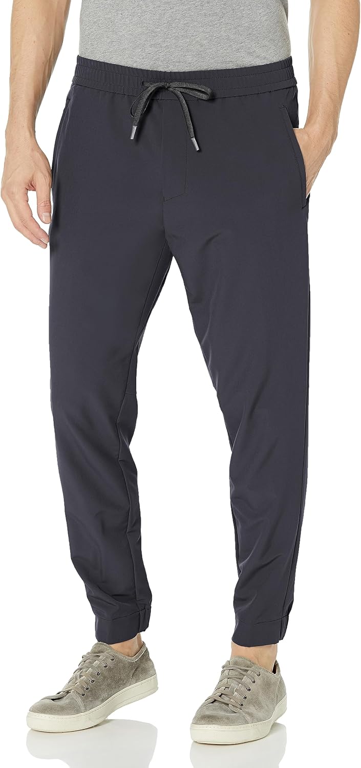 

BOSS Мужские зауженные чинос с манжетами, Deep Navy Blue