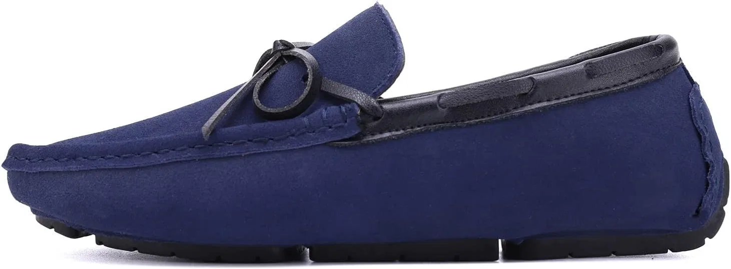 Лоферы мужские, кожа PU, Loafers for Men, Deep Blue SayfuR — фото 3