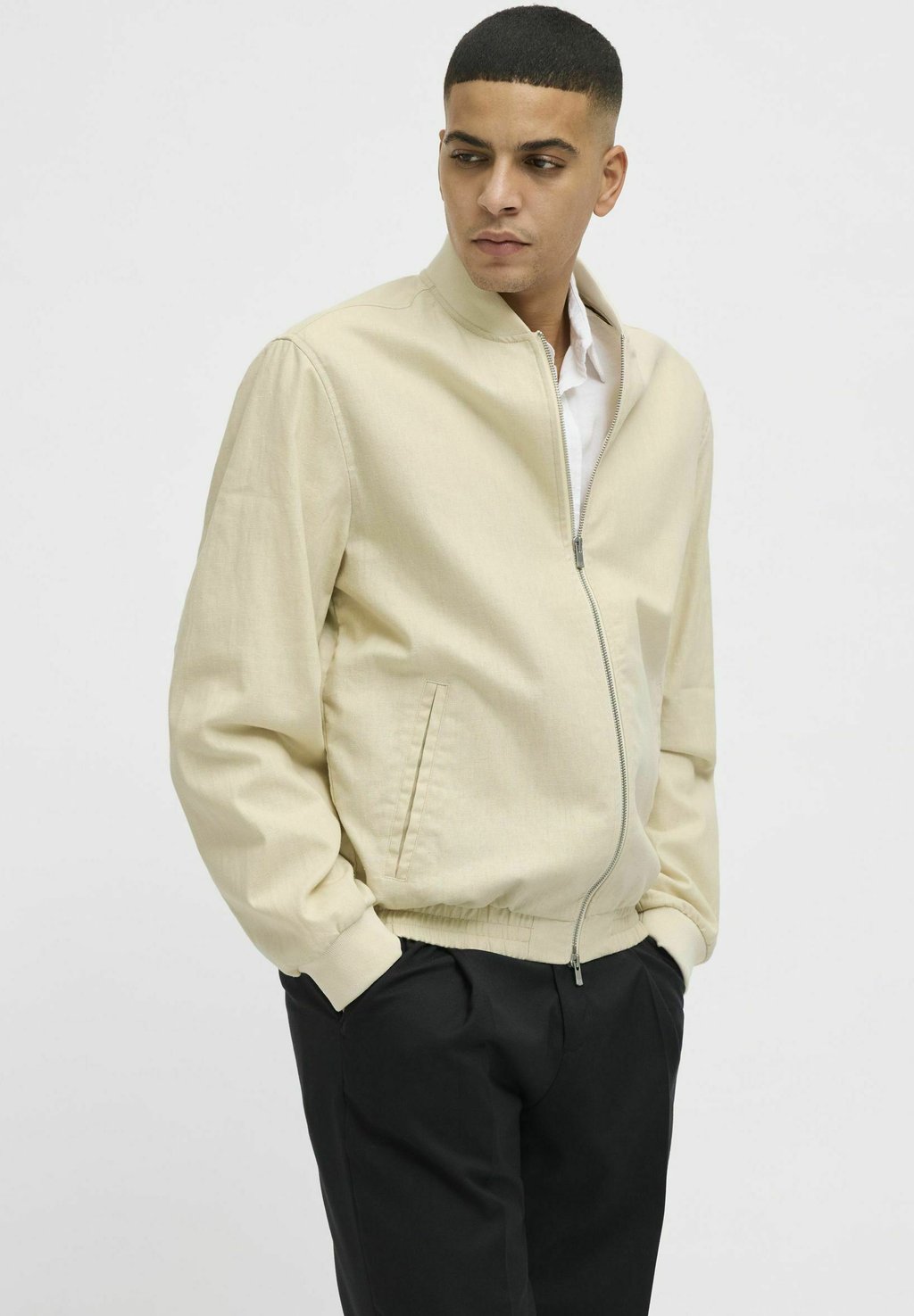 

Куртка-бомбер JPRCCLEISTER Jack & Jones PREMIUM, бежевый