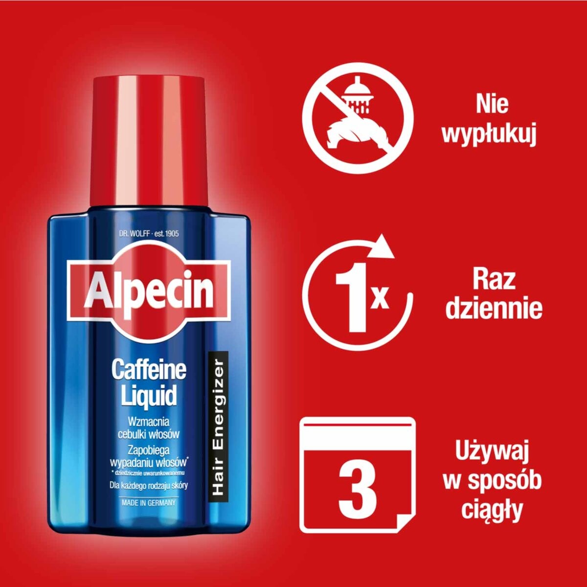 Alpecin, Liquid, Кофеиновая жидкость против выпадения волос, 200 мл — фото 3