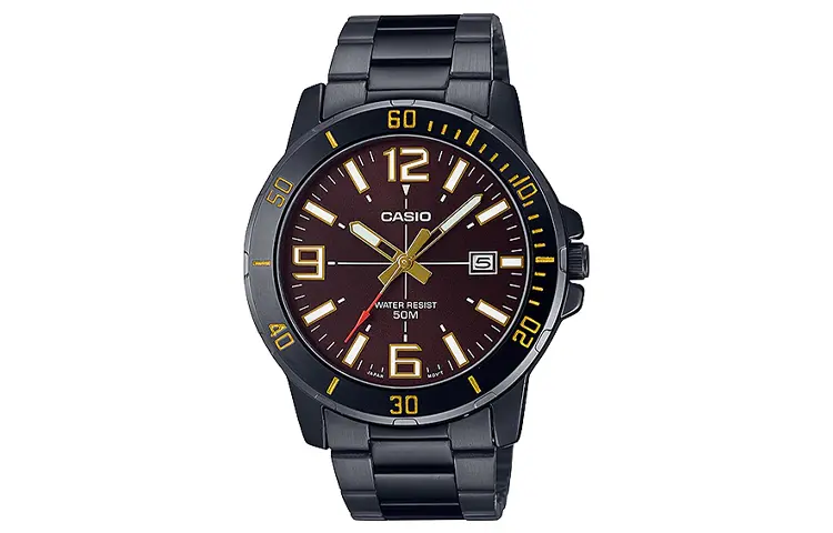 

CASIO Мужские стандартные красные часы MTP-VD01B-5BV