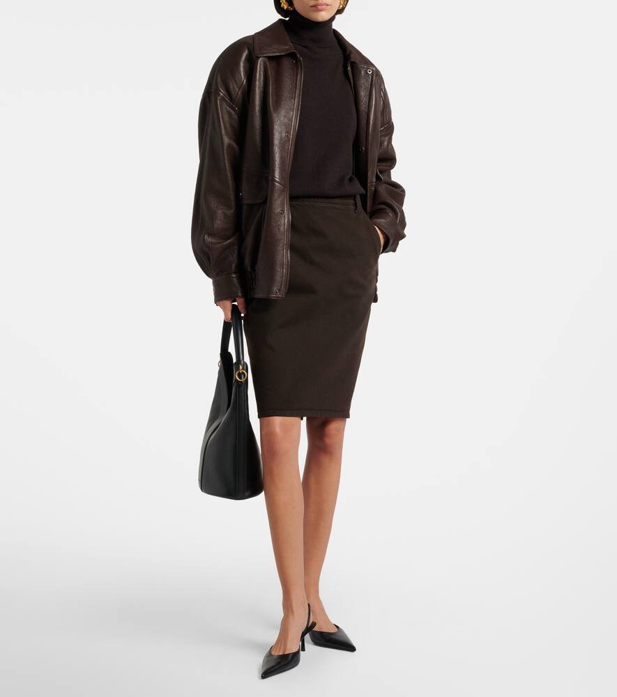 Туфли-лодочки Misty 55 на ремешке из кожи Saint Laurent, Noir — фото 3