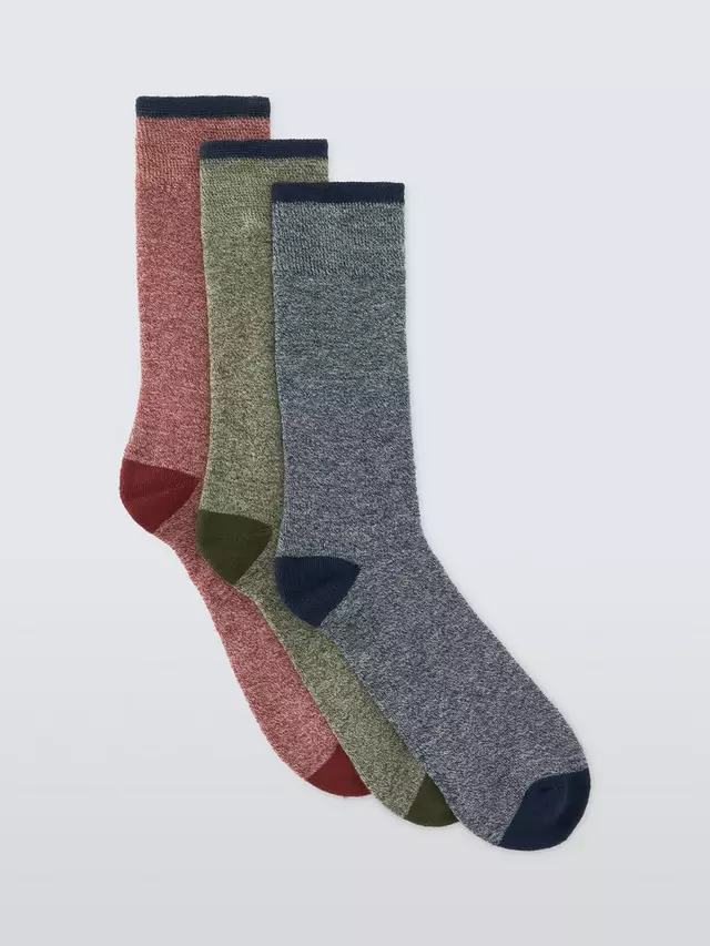 

Носки John Lewis Thermal Wool 3 шт, разноцветный