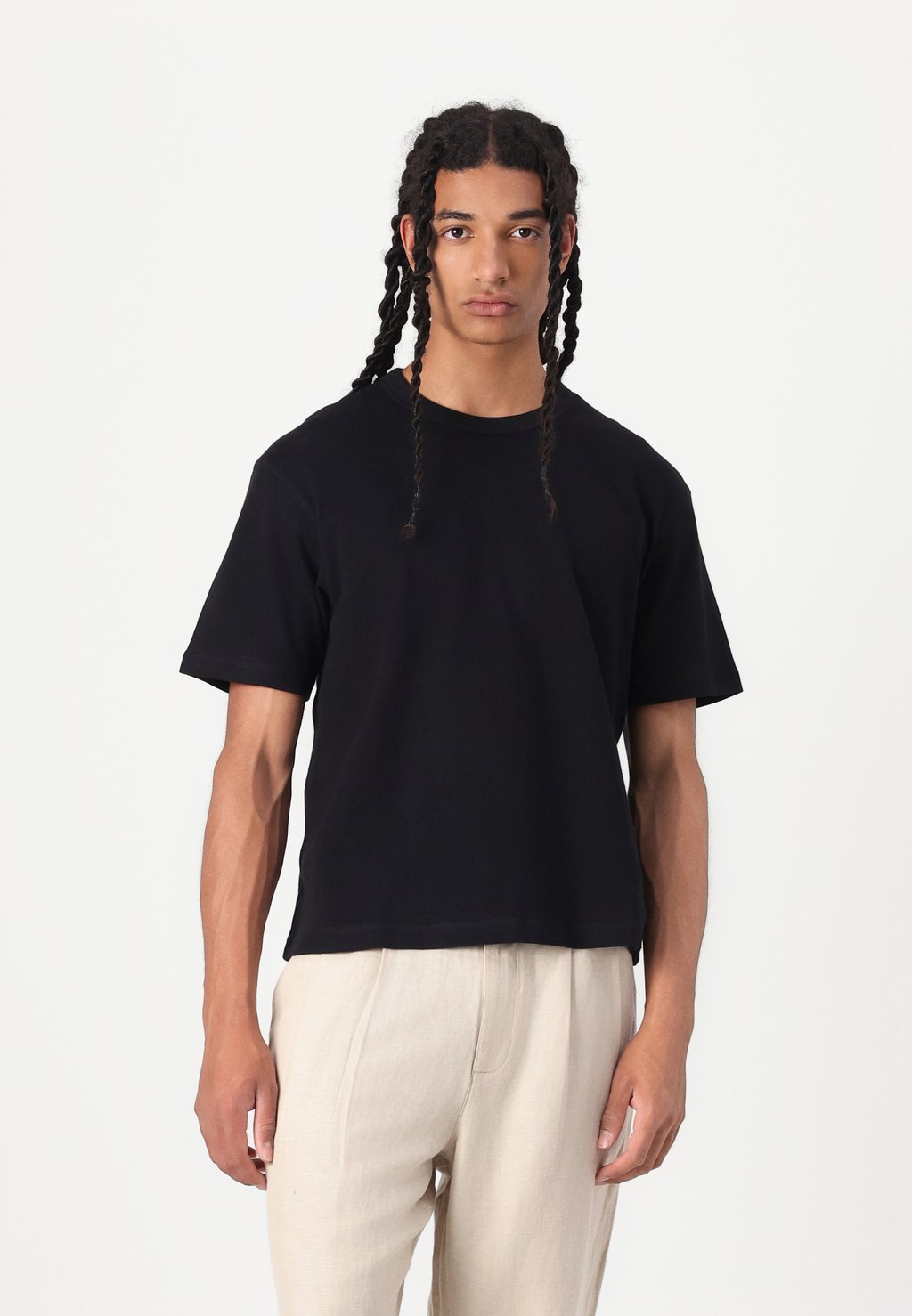 

Базовая футболка SOFT CROPPED GAP, черный
