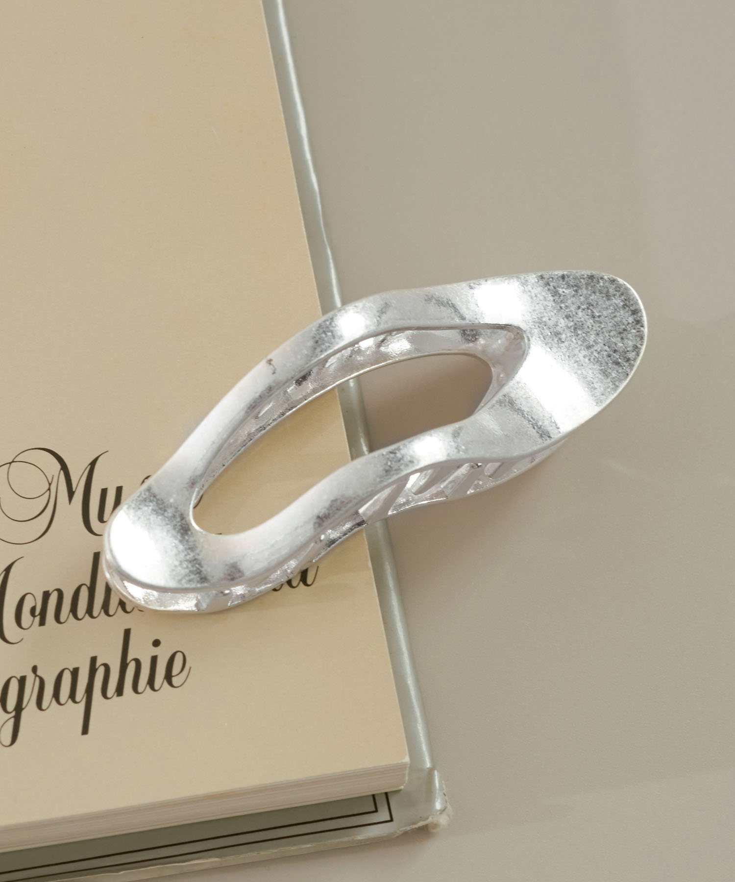 Заколка для волос Slick Wave Line Goldy, Silver — фото 2