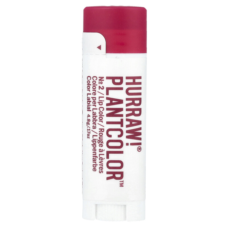 

Hurraw! Balm, PlantColor , краска для губ, № 2, 4,8 г (0,17 унции)