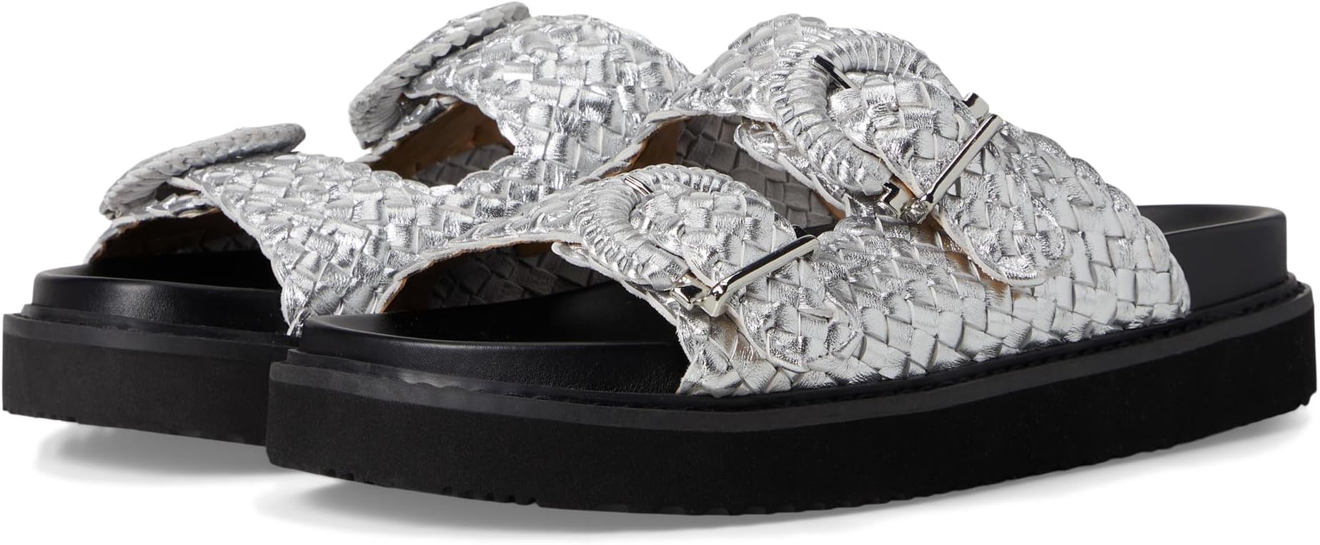 Сандалии Marc Fisher LTD Women's Auggie, Silver Leather