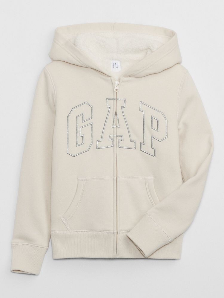

Детская утепленная толстовка Gap, бежевый