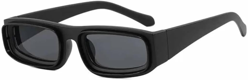 

Солнцезащитные очки с защитой UV400 | Панковская оправа, линзы конфетных цветов | Для женщин и мужчин, для занятий спортом на открытом воздухе и вождения DSVIGF, Black Gray