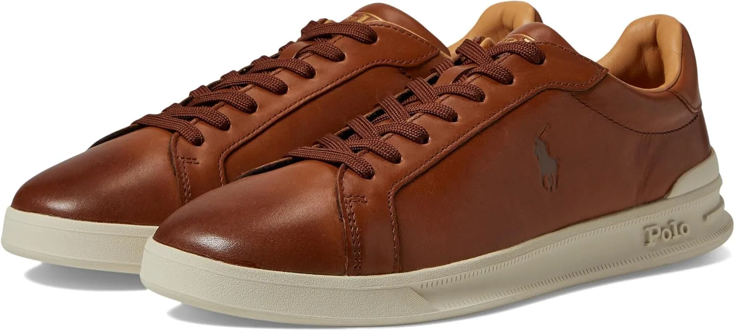Кроссовки Keaton-Pony, бренд POLO RALPH LAUREN, коричневый