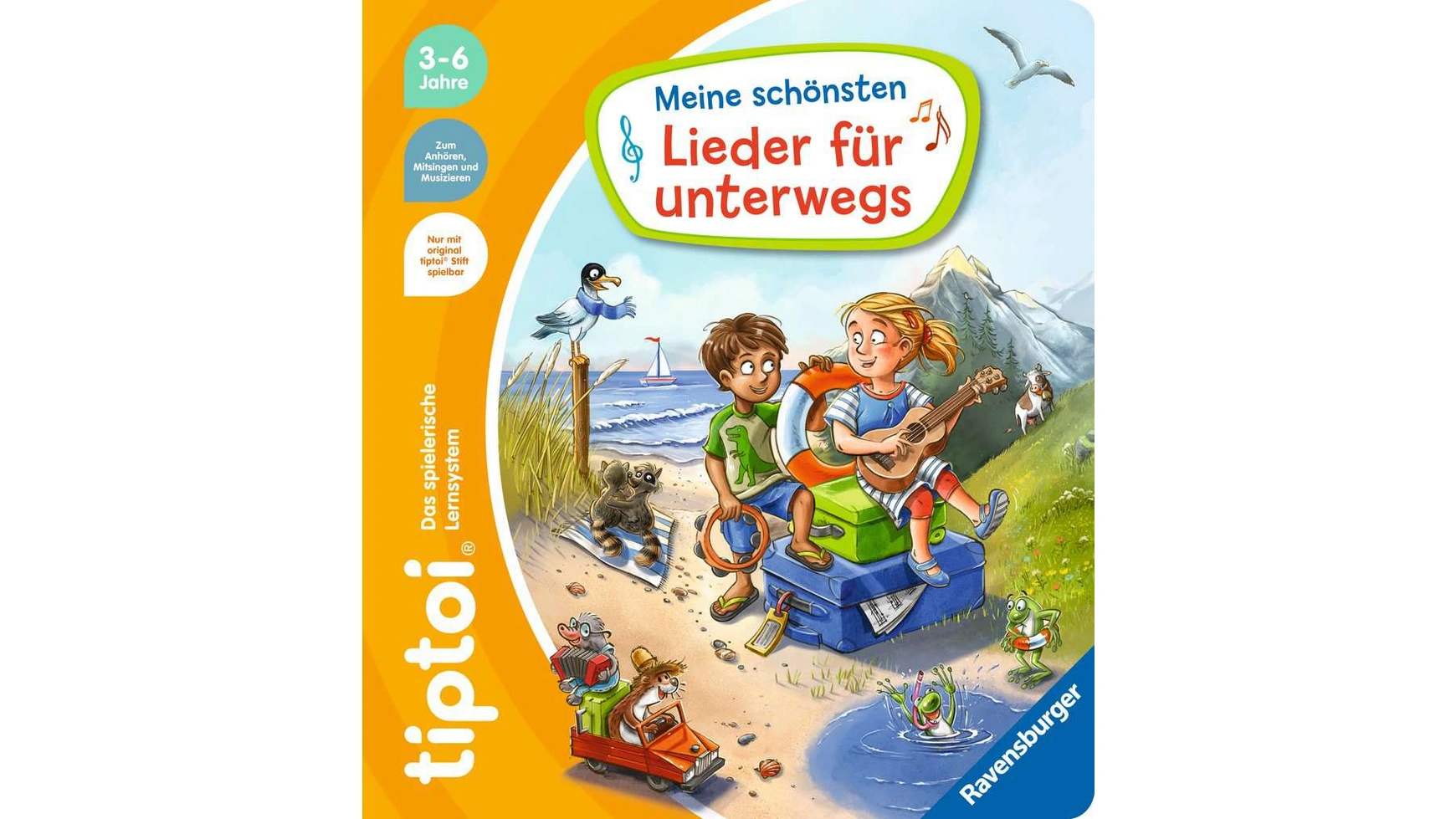 

Ravensburger Tiptoi Мои самые красивые песни для любителей музыки, любящих путешествовать