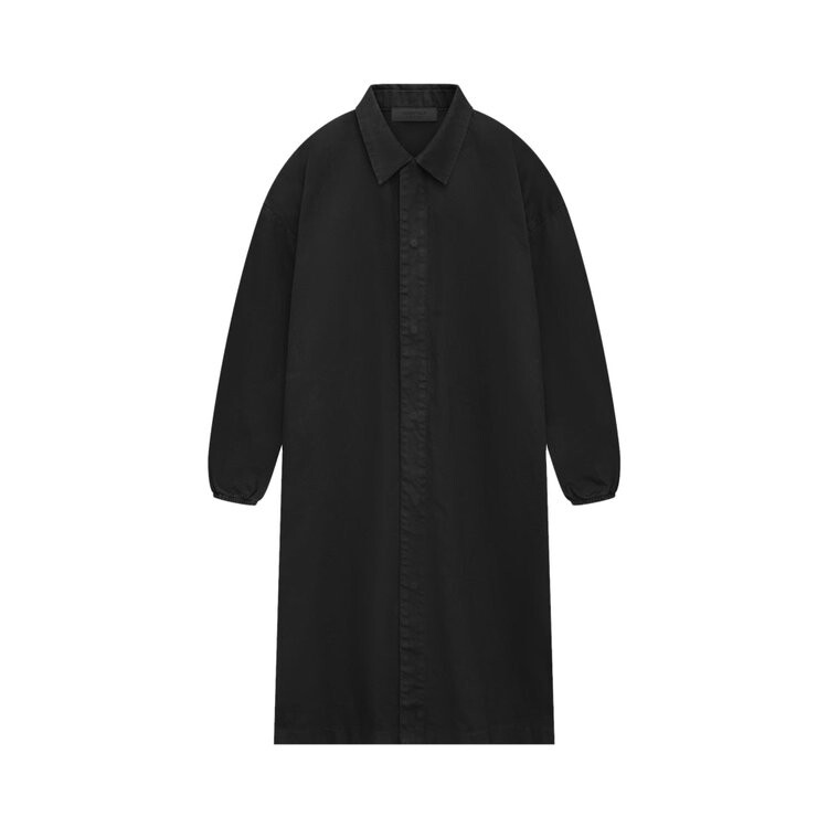 

Пальто Fear of God Essentials Denim Car Coat, черный