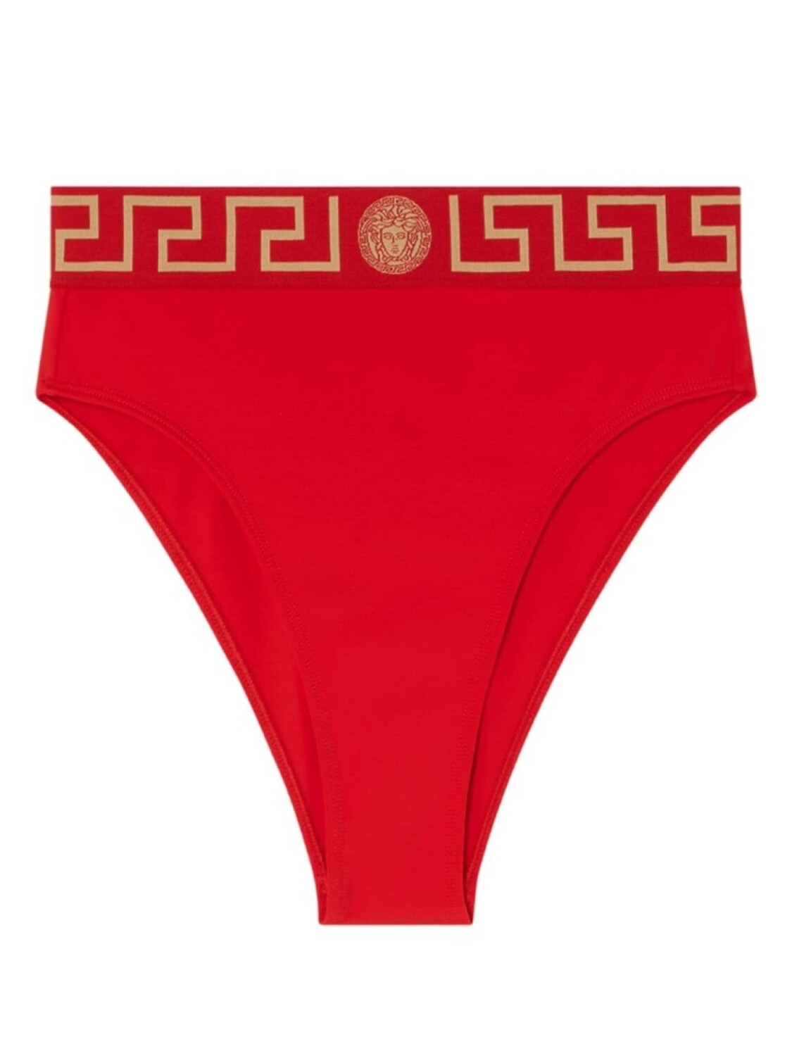 

Versace плавки бикини с высокой талией Medusa, красный