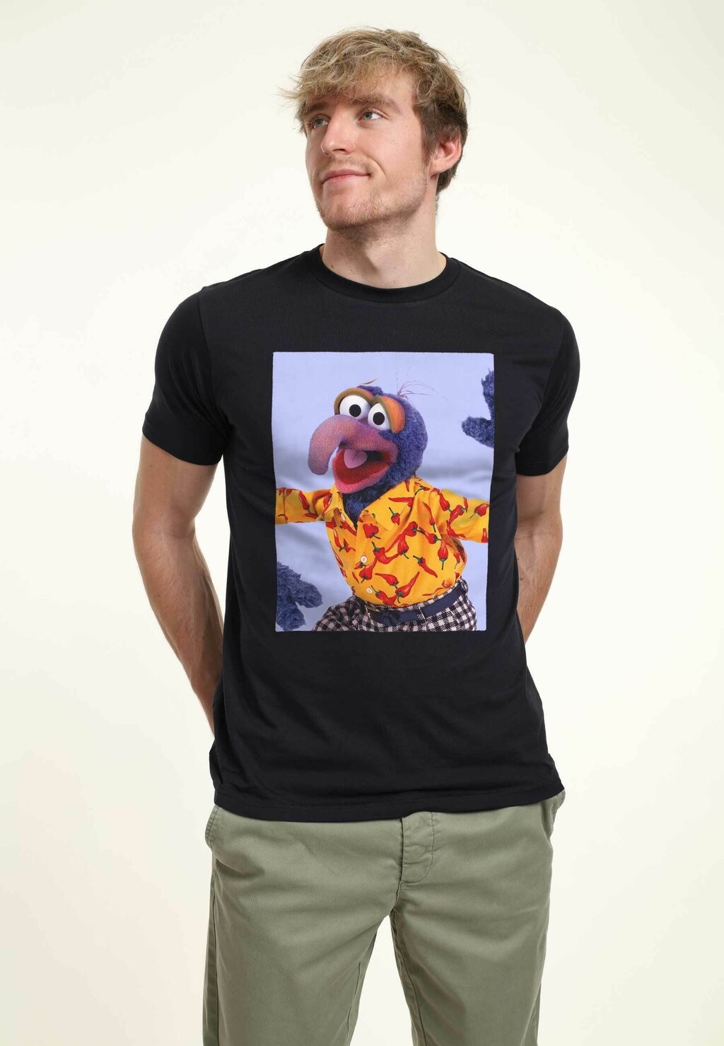 

Футболка с принтом MUPPETS GONZO MEME UNISEX Disney, темно-синий