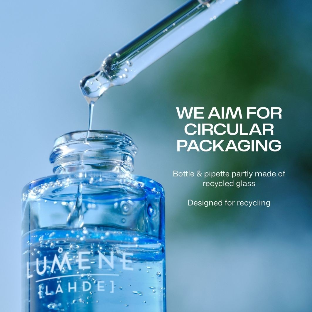 Сыворотка Lumene — Для лица nordic hydra [lähde] aqua hydration serum , объем, 30 мл — фото 4