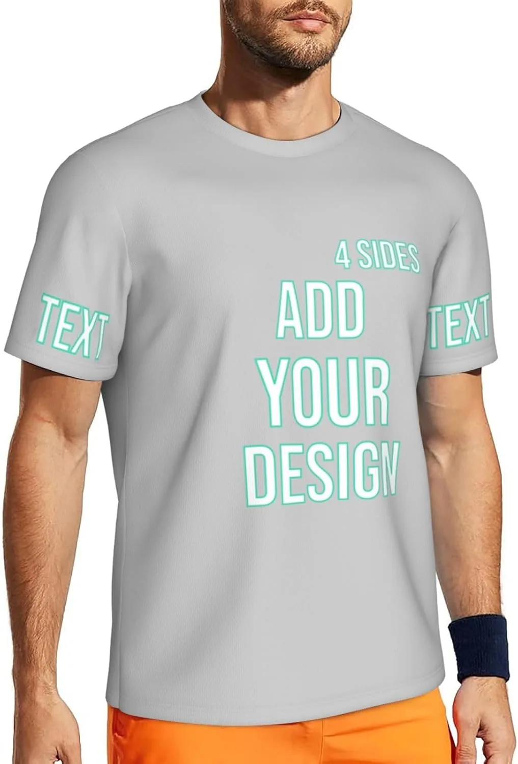 Футболка мужская Custom с принтом — фото 4
