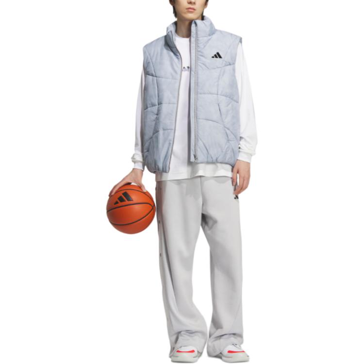 Баскетбольный жилет с подкладкой fw25 men's Adidas, серый — фото 4