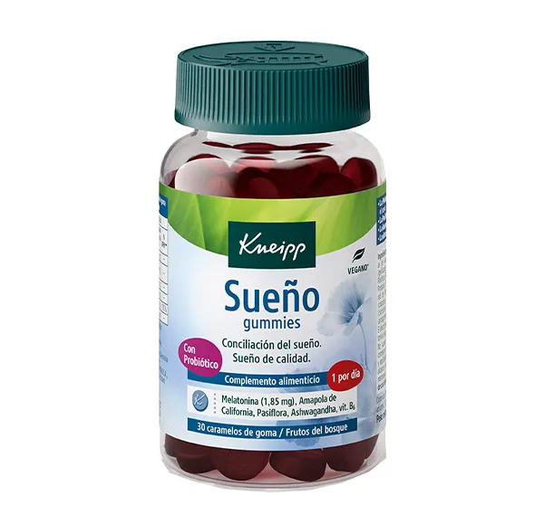 

Жевательные конфеты, чтобы заснуть с пробиотиком Sueño Kneipp, 60 UD