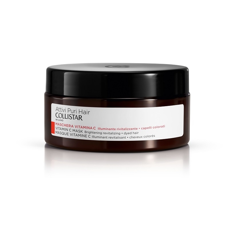 

Маска для волос attivi puri vitamin c mask brightening revitalizing Collistar, 200 мл