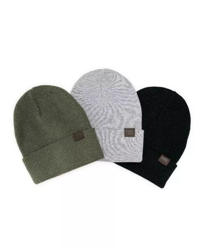 

Набор из трех женских шапок-бини Muk Luks, мультиколор