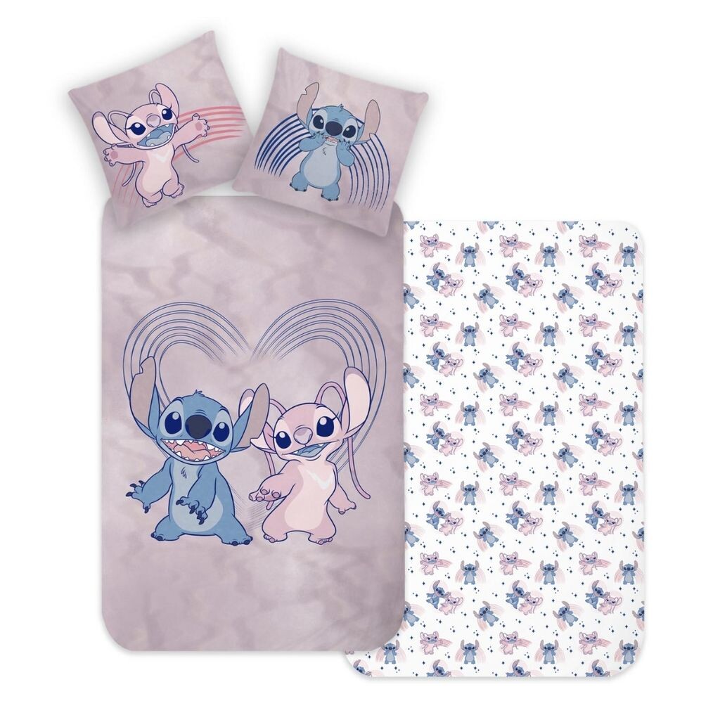 

Детское постельное белье Lilo & Stitch 80х80 + 135х200 см · 2 шт · 100% хлопок Renforce на молнии Disney