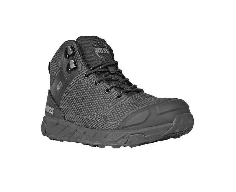 Мужские водонепроницаемые рабочие ботинки Buster Hi с композитным носком Hoss Boot Company, черный