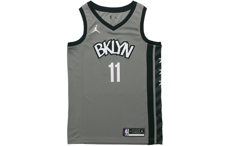 

Джерси Nike НБА Brooklyn Nets Kyrie Irving Statement Edition 2020 Swingman серый/черный, цвет black steel gray