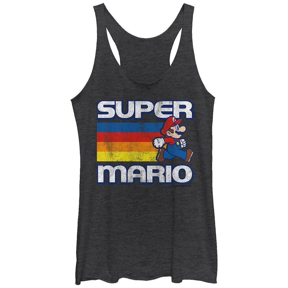 

Детская майка Nintendo Super Mario Bros для бега с гоночной спиной Licensed Character, цвет Black Heather