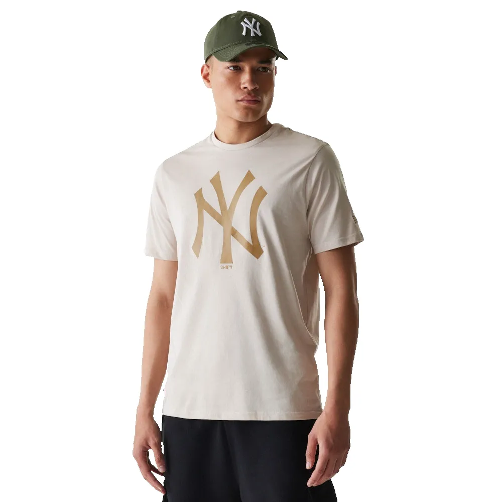 

Футболка с коротким рукавом New Era MLB Regular New York Yankees, бежевый