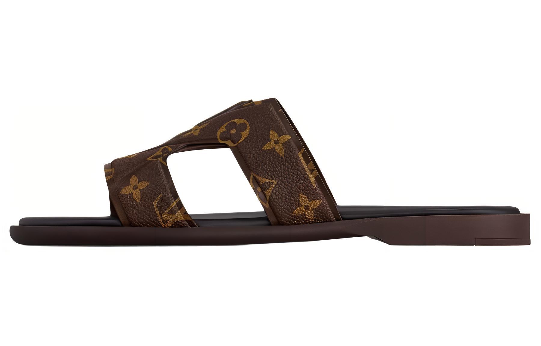 

Слайдеры Oasis для мужчин, темно-коричневые LOUIS VUITTON