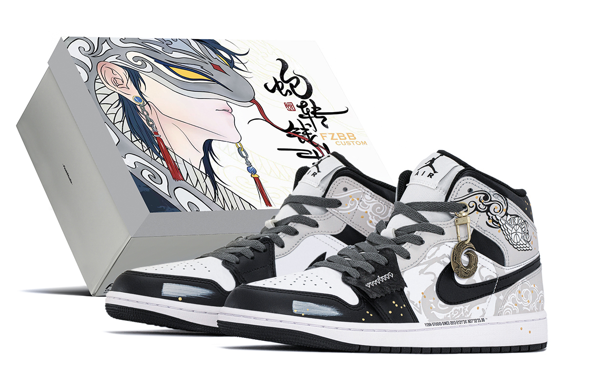 

Air 1 амортизирующие противоскользящие и износостойкие высокие винтажные баскетбольные кроссовки мужские Jordan, серый/черный