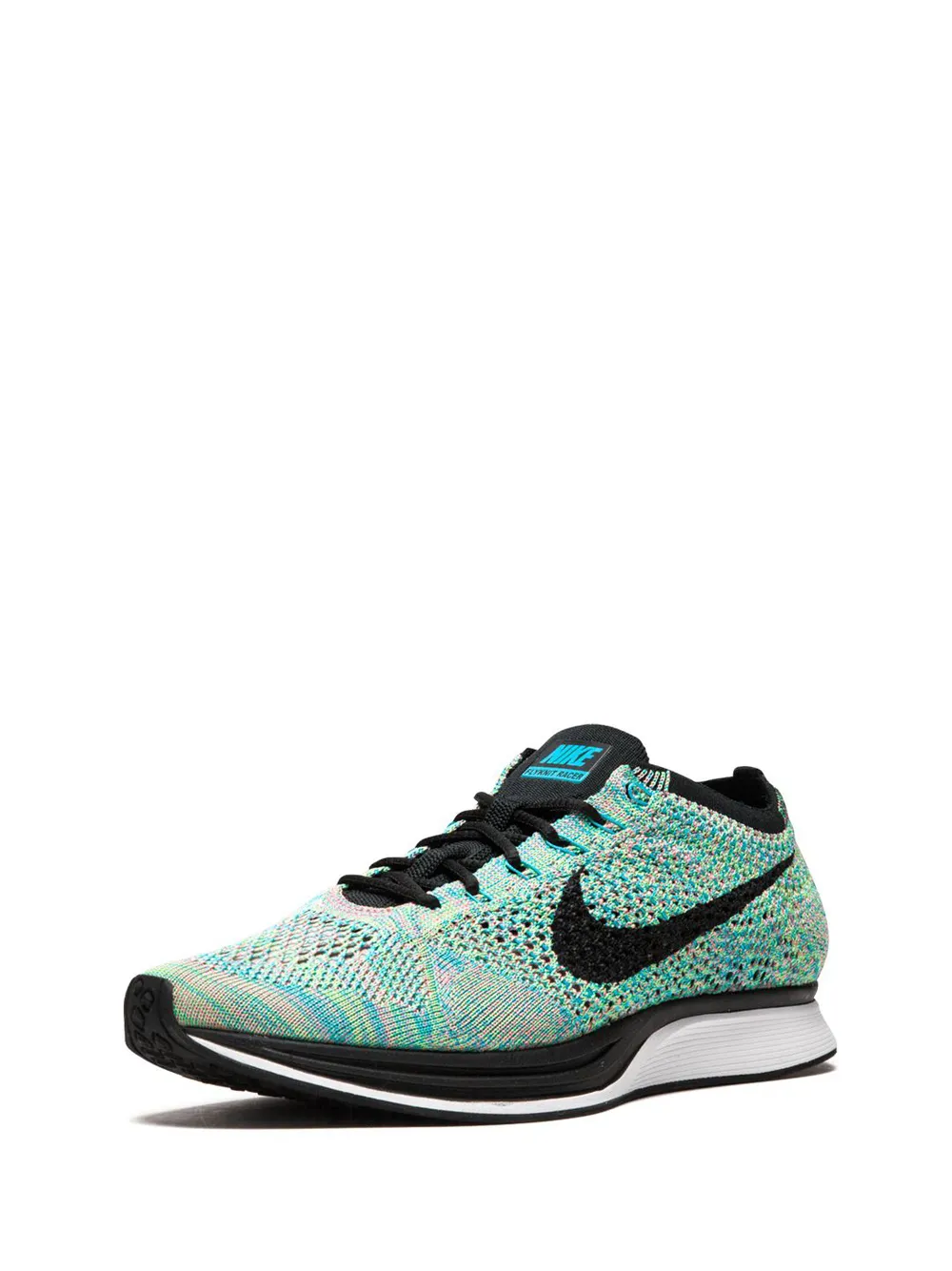 Кроссовки 'Fly-Knit Racer' Nike, зеленый — фото 4