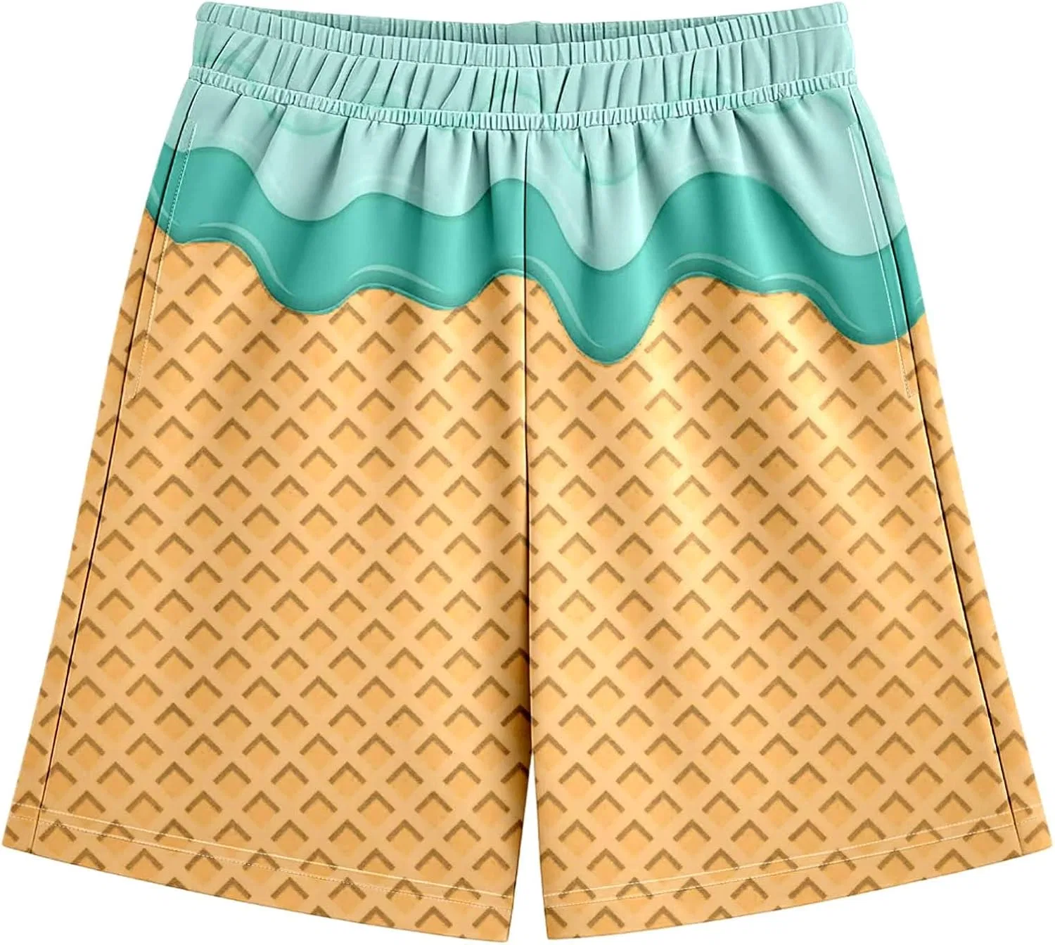 Шорты детские Active Shorts, зеленые — фото 3