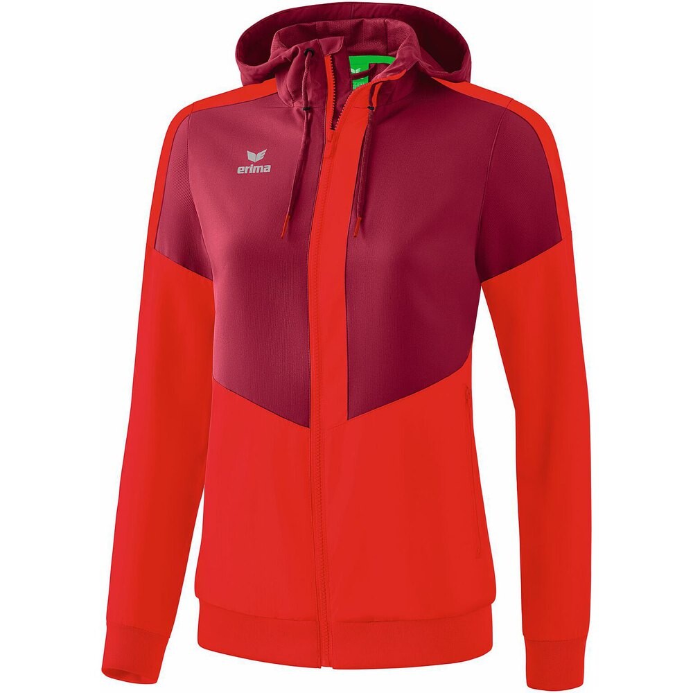 Куртка Erima Hooded Tracktop Squad, фиолетовый