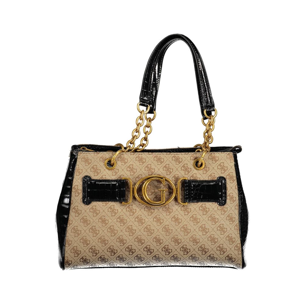 

Черная полиэтиленовая сумка Guess Shoes, черный