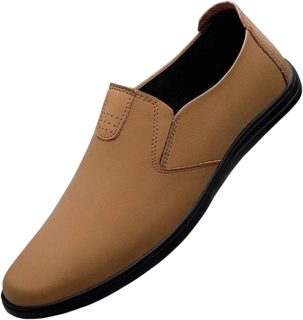 Лоферы кожаные Handmade Loafers, коричневый