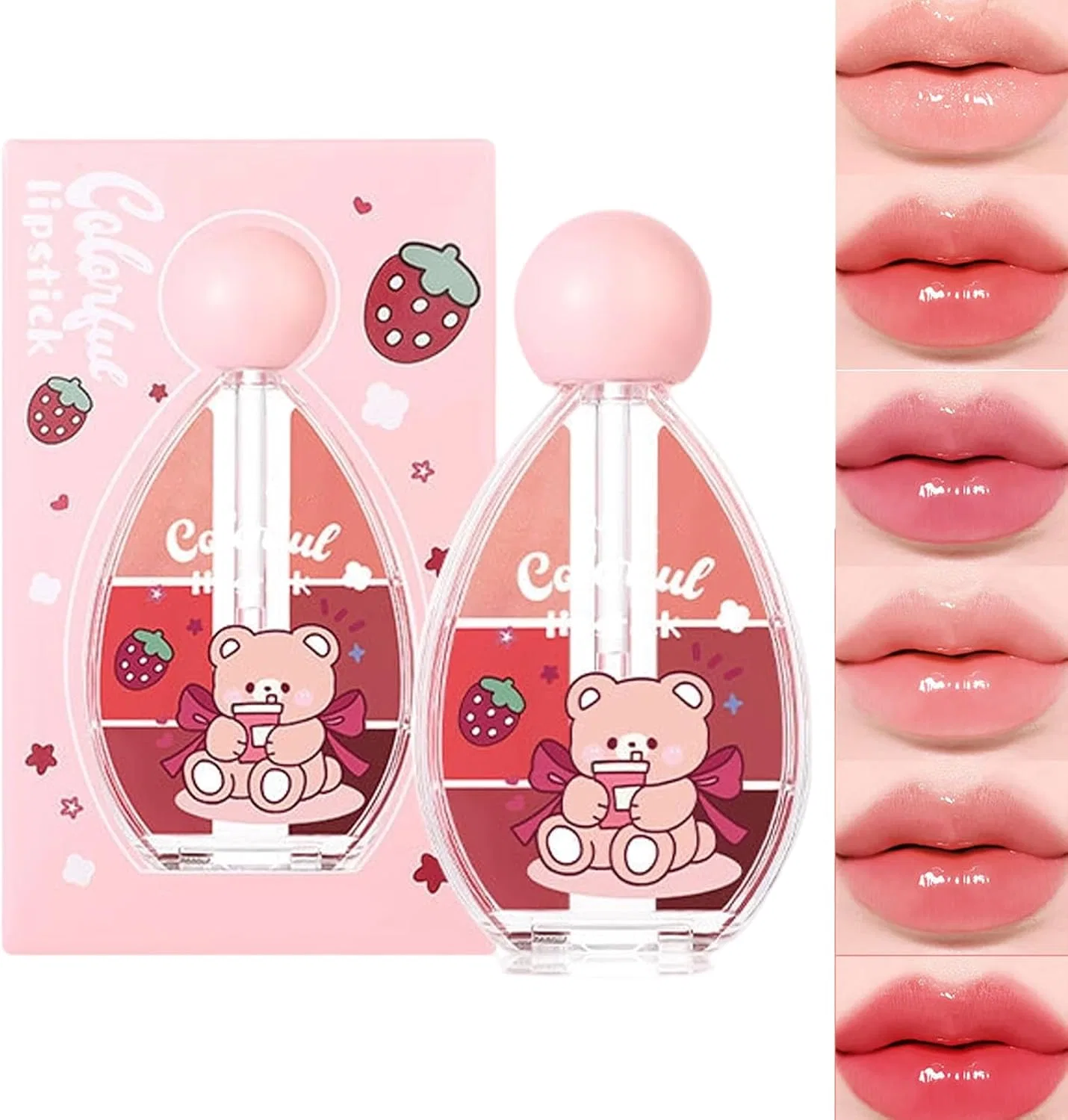 Палетка для губ Lip Color Palette, 6 оттенков, увлажняющая, DR177 Group B