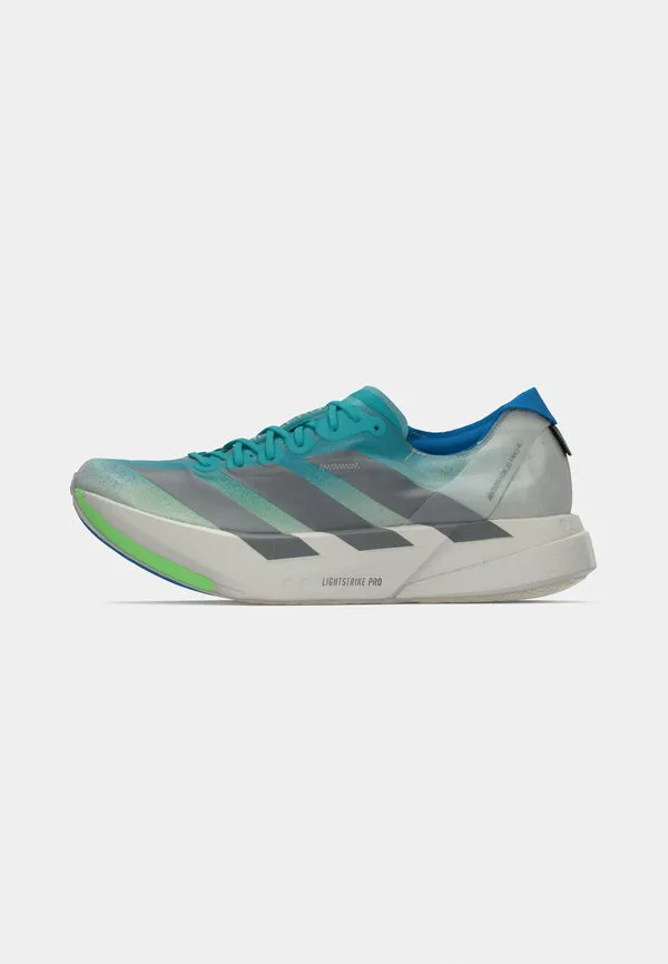 Кроссовки для бега по шоссе adizero adios pro 4 Adidas Performance, Hi Res Aqua/Iron Metallic/Grey One — фото 2