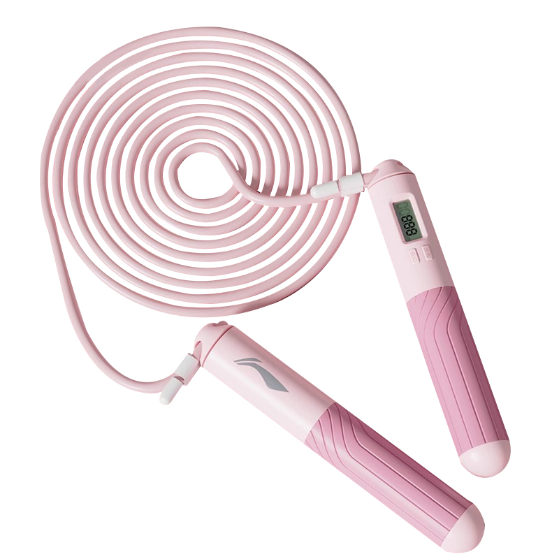 

Скакалка материал троса pvc стальной трос, материал ручки abs силикон для взрослых примерно 2,8 м LINING, Pink[Anti-Lag/Non-Slip Controller]