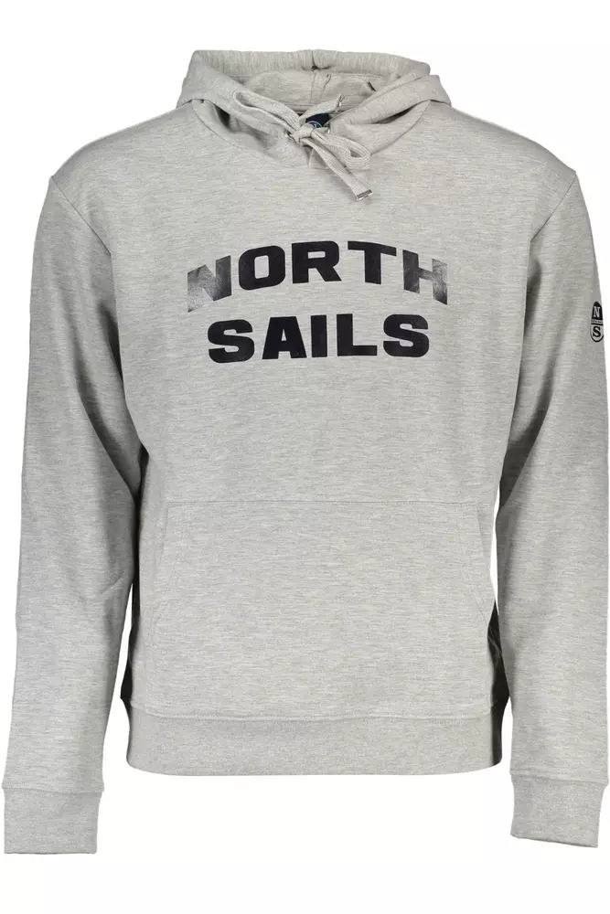 

Серый хлопковый мужской свитер North Sails